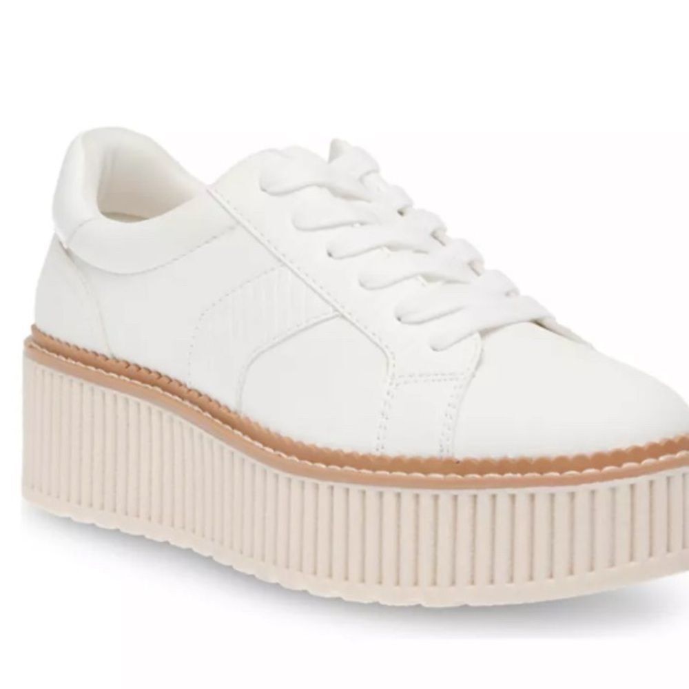 DV by Dolce Vita White Platform Sneakers